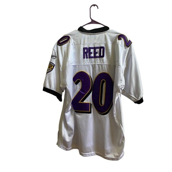 Vintage Reebok Baltimore Ravens Ed Reeds On Field Jersey sz 52 - Picture 2 of 10